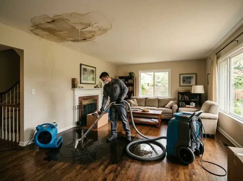 attic-pipe-burst-ceiling-drip-008 — frequently asked questions, Water Damage Restoration & Carpet Care in Box Elder, SD